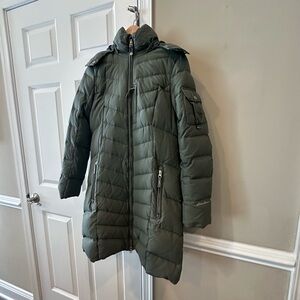 Eddie Bauer Green and Cream Jacket